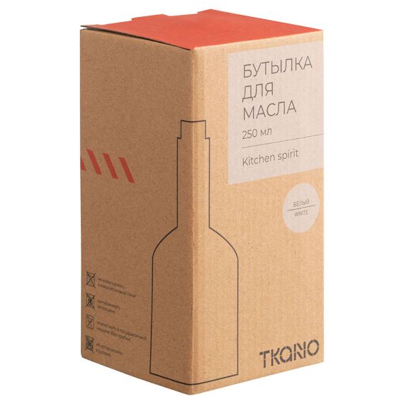 Бутылка для масла белого цвета из коллекции Kitchen Spirit, 250 мл, Tkano, изображение 9