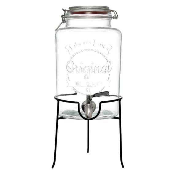 Диспенсер для напитков с подставкой Maison Jar, 5 л, Liberty Jones