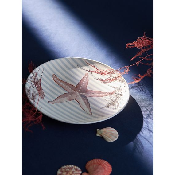 Набор из четырех тарелок Aquarium из коллекции Sea treasures, 21,5 см, Tkano, изображение 5
