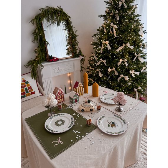 Набор из четырех тарелок Nordic winter из коллекции New Year Essential, 23 см, Tkano, изображение 15