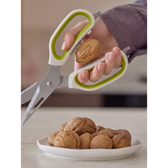 Ножницы кухонные универсальные Ergonomy, с магнитным чехлом, Smart Solutions, изображение 4
