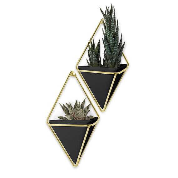 Декор для стен Trigg малый черный-латунь, Umbra