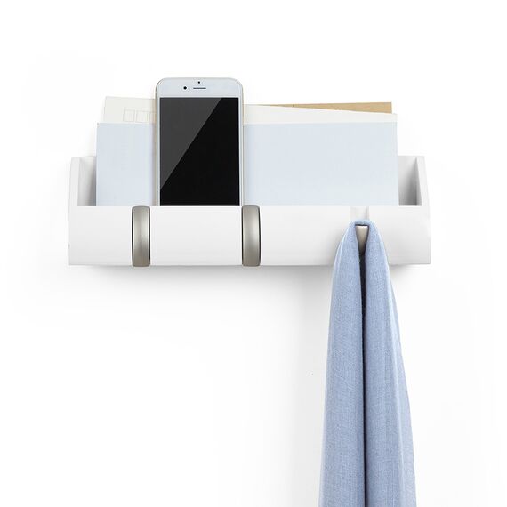 Вешалка--органайзер Cubby mini белая, Umbra, изображение 5