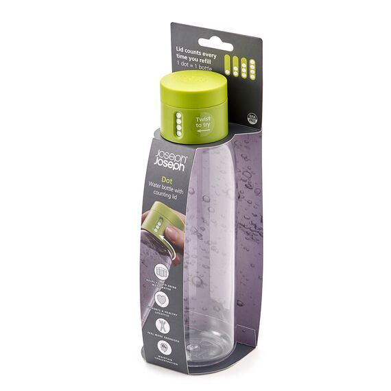 Бутылка для воды Dot 600 мл зеленая, Joseph Joseph, изображение 11