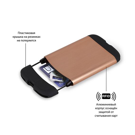 Визитница BUNGEE медь, Umbra, изображение 4