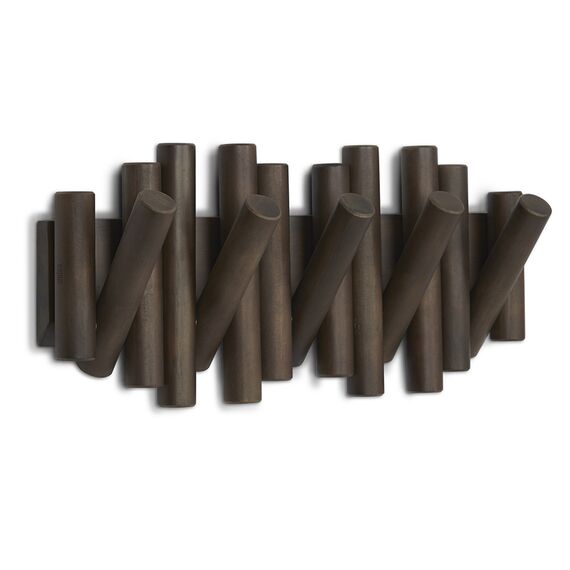 Вешалка настенная PICKET состаренный орех, Umbra