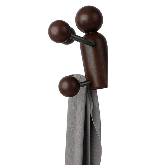 Вешалка Woody, черный-орех, Umbra, изображение 9