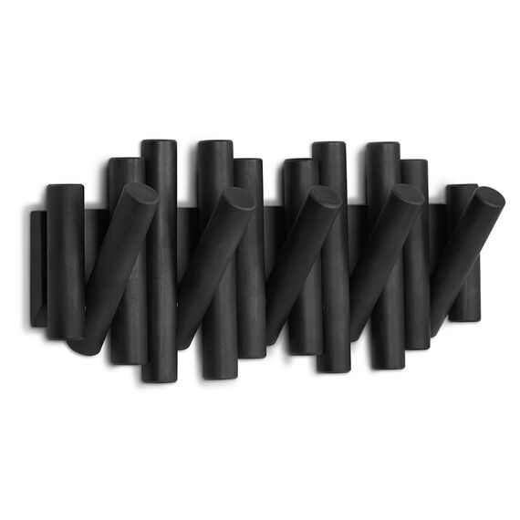 Вешалка настенная Picket черная, Umbra