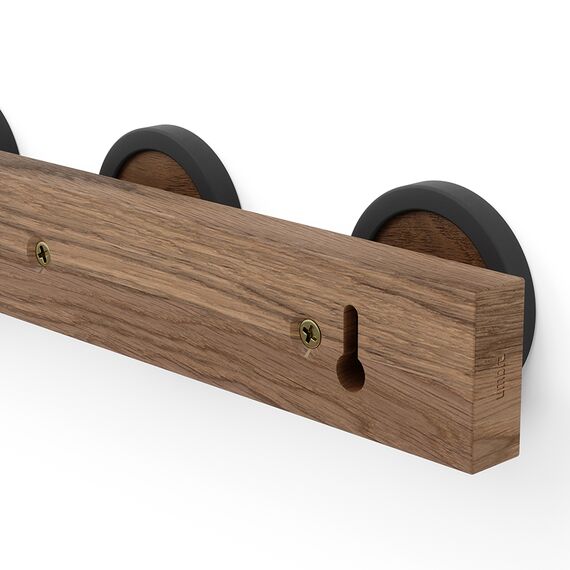 Вешалка настенная Hub Rail темный орех, Umbra, изображение 10